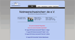 Desktop Screenshot of not-meerschweinchen.de
