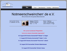 Tablet Screenshot of not-meerschweinchen.de